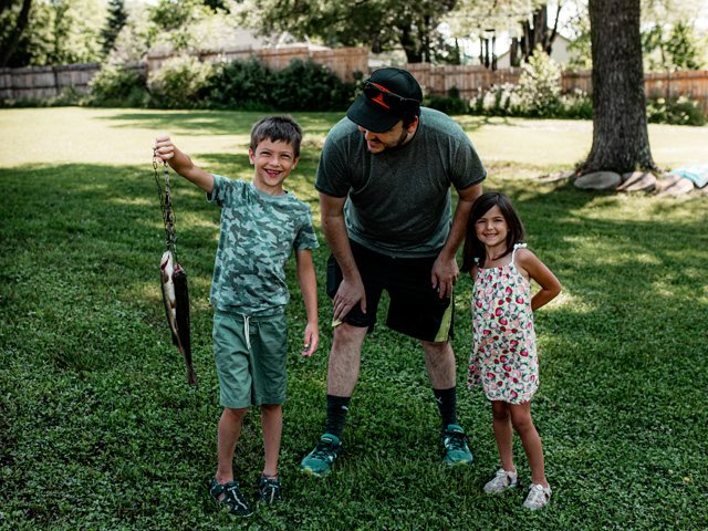 B&H Trout Fishing in Wisconsin Dells.