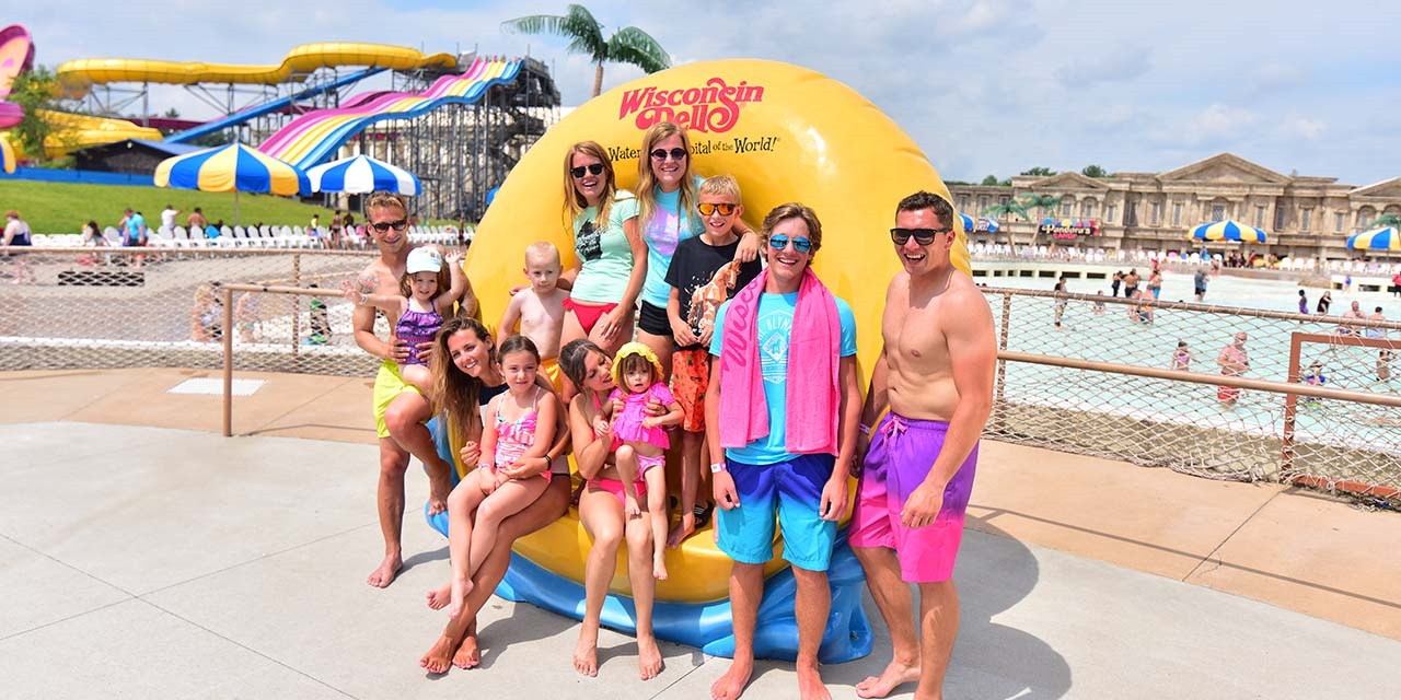 Family at Mt Olympus Waterpark