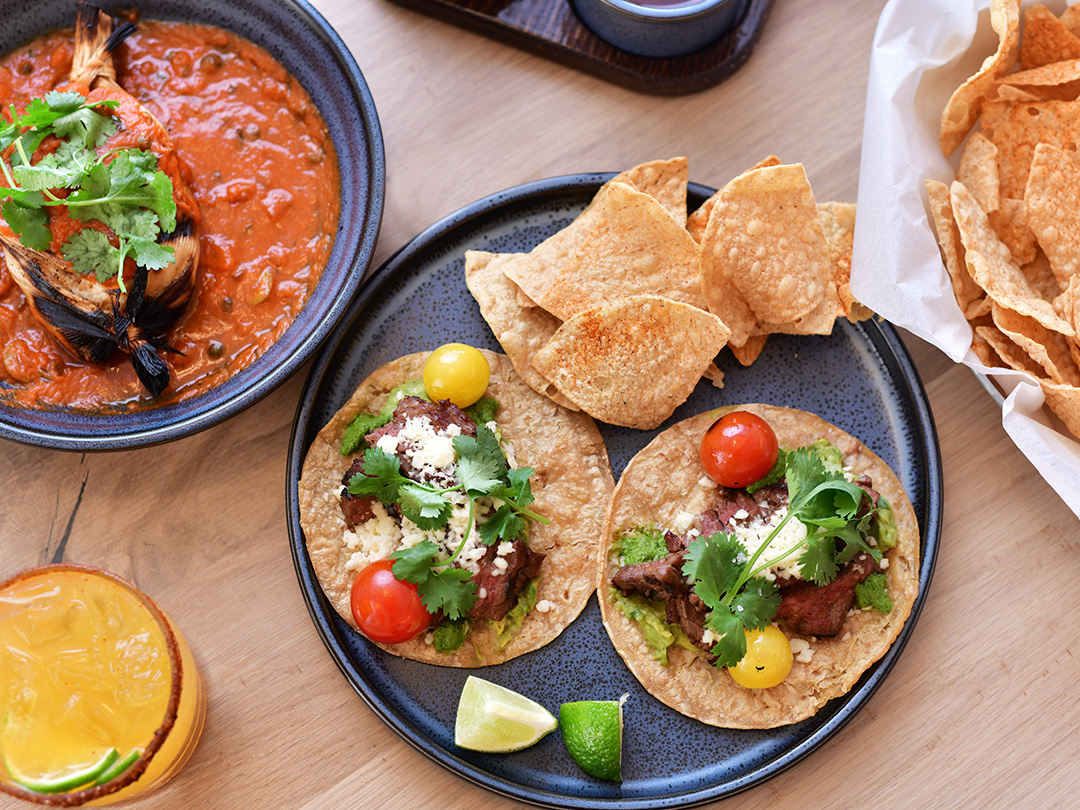 Tasty dishes at Cinco Ninos.