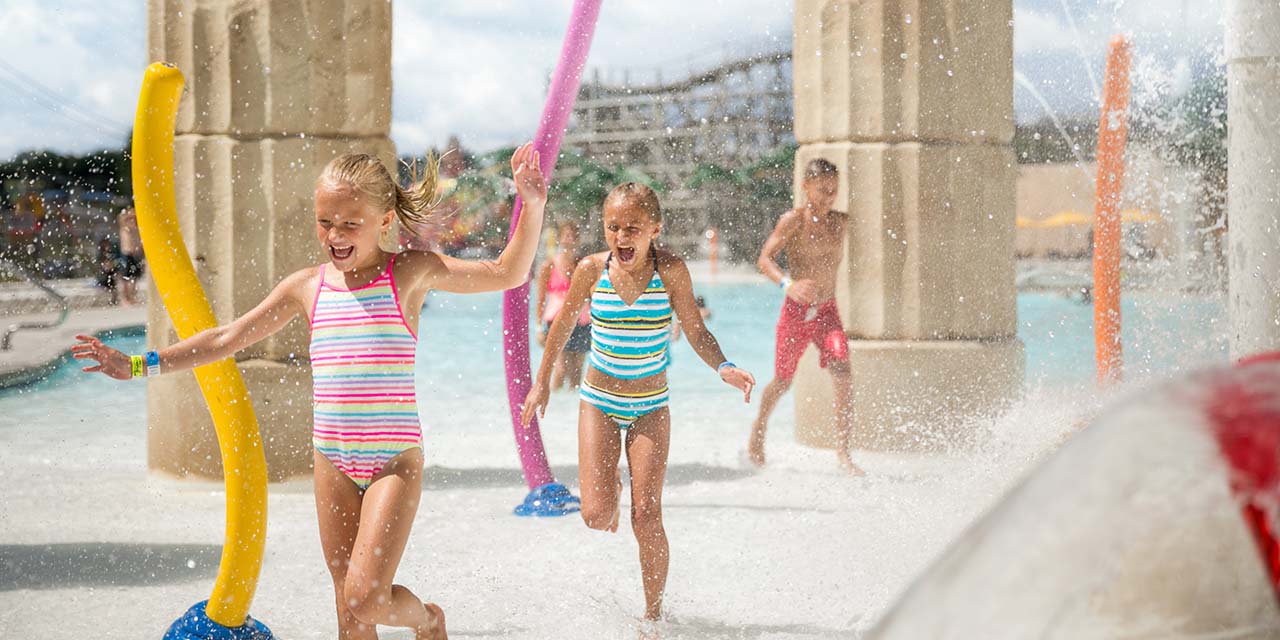 Kids at Mt Olympus theme and water park