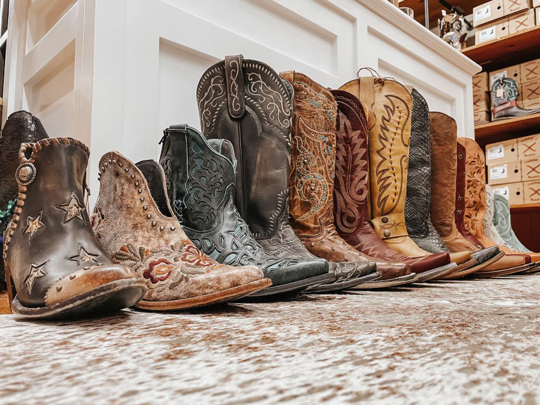 Cowboy boots from The Pickled Cowboy in Wisconsin Dells.