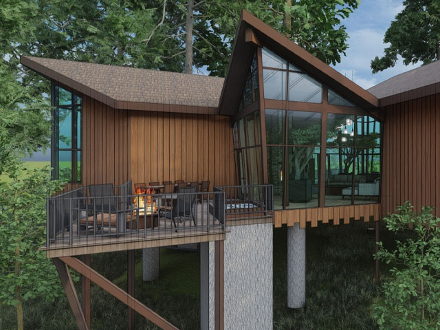 Rendering of Treetop Villas at Mirror Lake