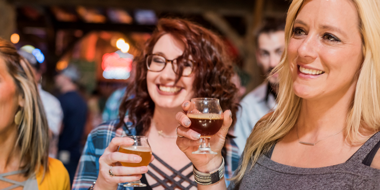 Women at Dells Rare Barrel Affair.