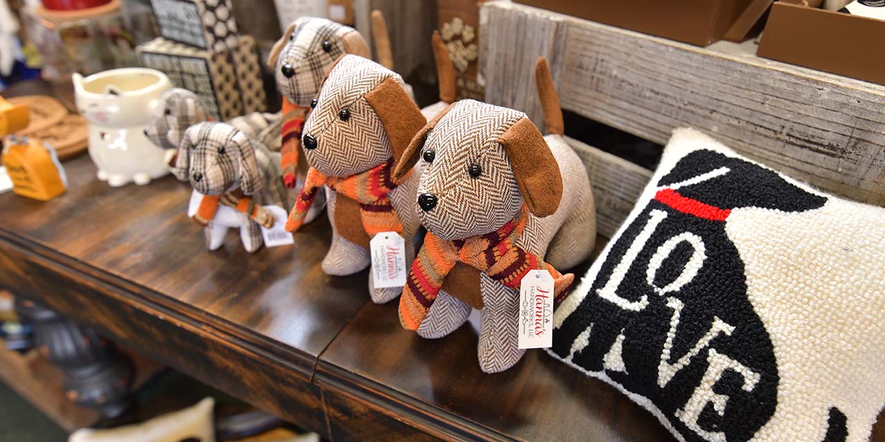 Dog toys at Winnebago Gift Shop
