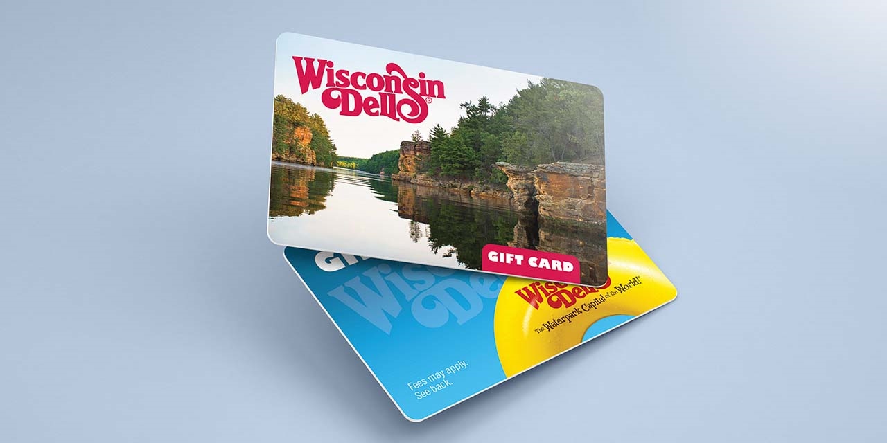 Two Wisconsin Dells gift cards