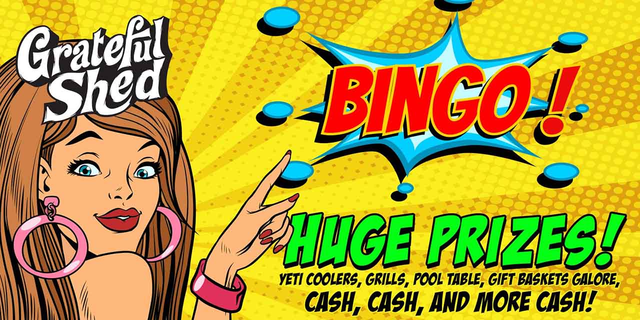 Bingo Night At Grateful Shed