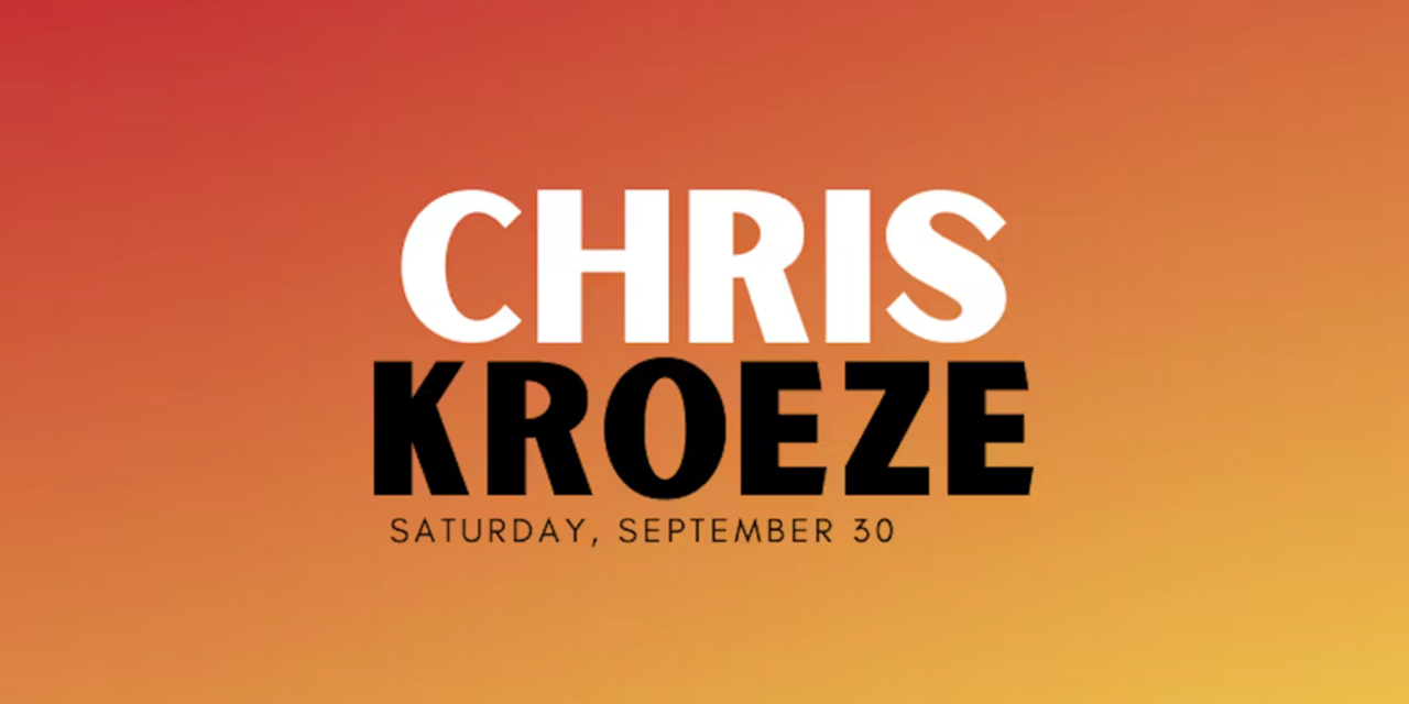 Graphic of Chris' name and date