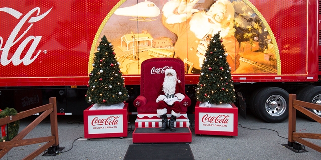 Coca-Cola Holiday Caravan Stop at Wilderness Resort.