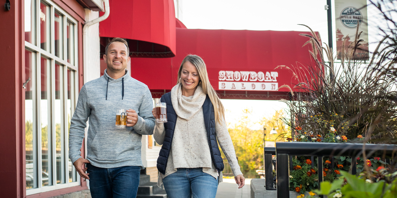 Couple at Dells Craft Beer Walk