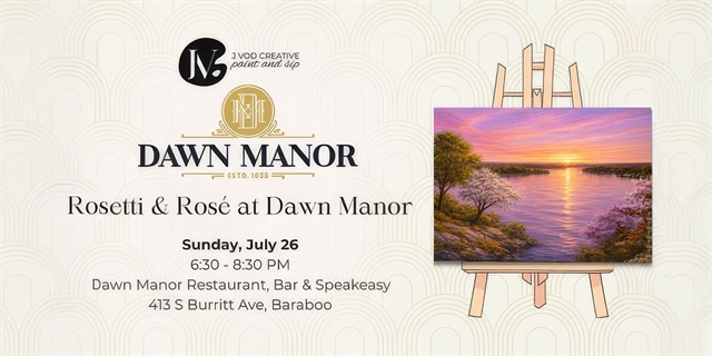 Rosetti & Rosé at Dawn Manor
