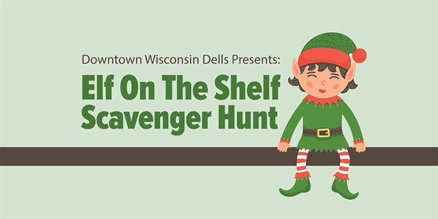Downtown Dells Elf on the Shelf Scavenger Hunt.