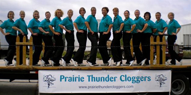 Prairie Thunder Cloggers.