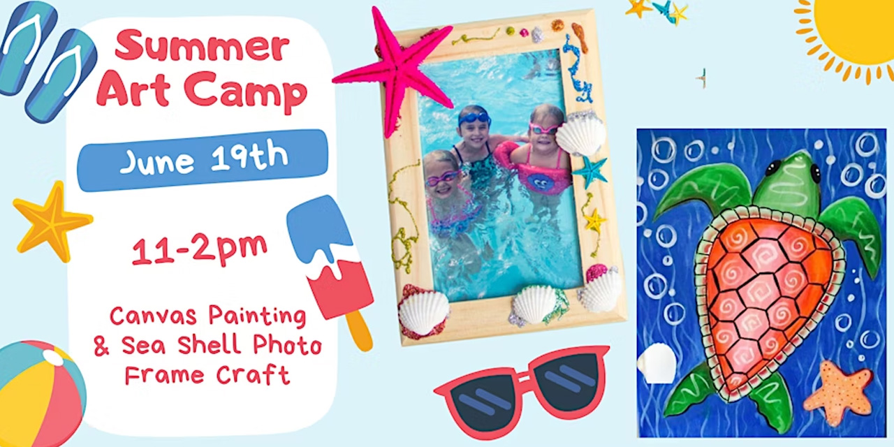 Kids Summer Art Camp at Brushes & Bubbly