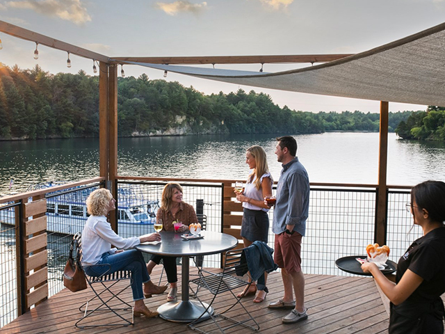 The Boathouse Restaurant on Wisconsin River