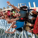 Roller coaster at Mt. Olympus Resort.