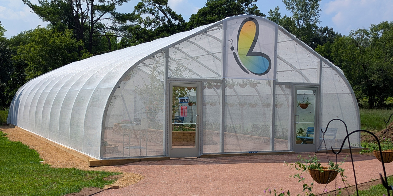 Large greenhouse.