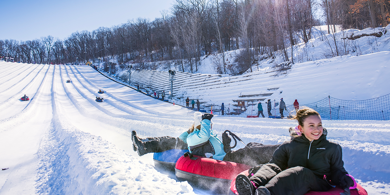 Snow Tubing In Wisconsin Dells