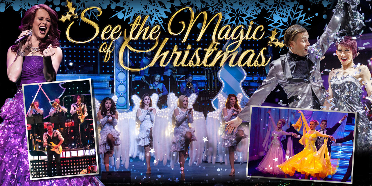 Montage of “Christmas in the Dells Dinner Show”.