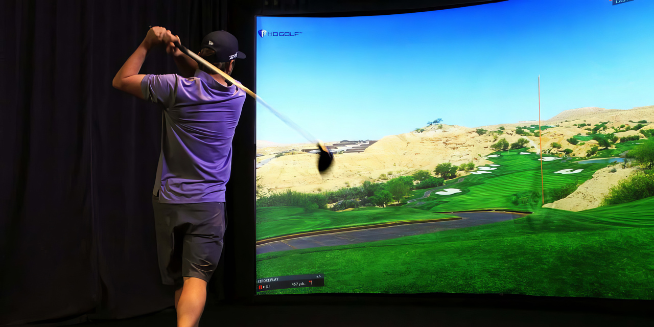 Golf simulator game.