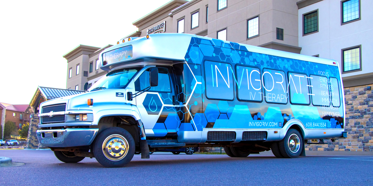 Image of the Invigorate bus.