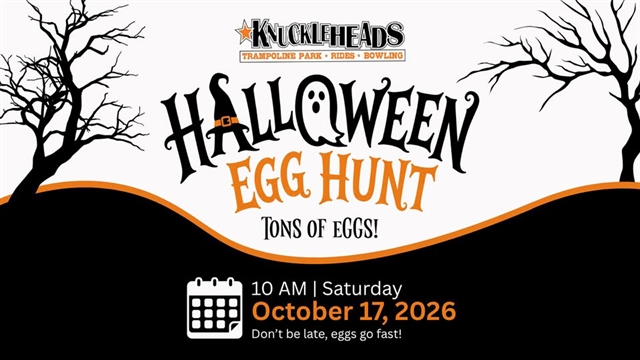Halloween Egg Hunt at Knuckleheads Trampoline Park · Rides · Bowling