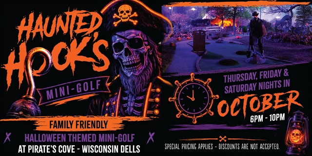 Haunted Hooks at Pirate's Cove Adventure Golf