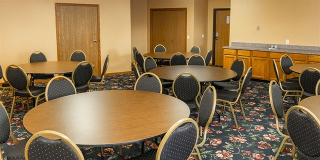 Small convention room at Mt Olympus.
