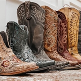 Selection of cowboy boots.