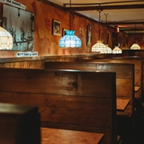 Dining area at Pizza Pub.