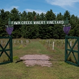 Entrance to the Fawn Creek Winery vineyard.
