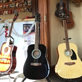 Acoustic guitars.