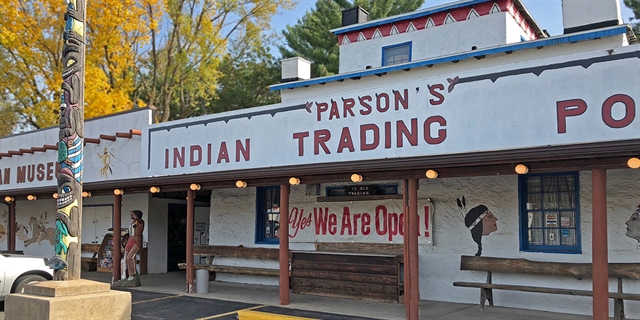 Parsons Indian Trading Post & Museum exterior.